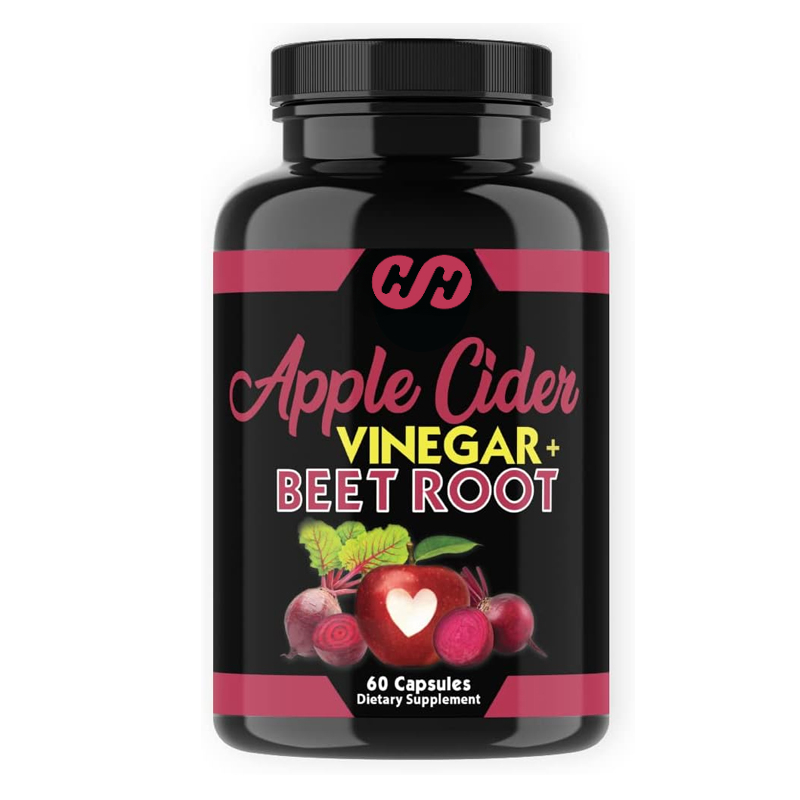 Apple Cider Vinegar Pill - كبسولات خل التفاح والشمندر، مزيلة للسموم،