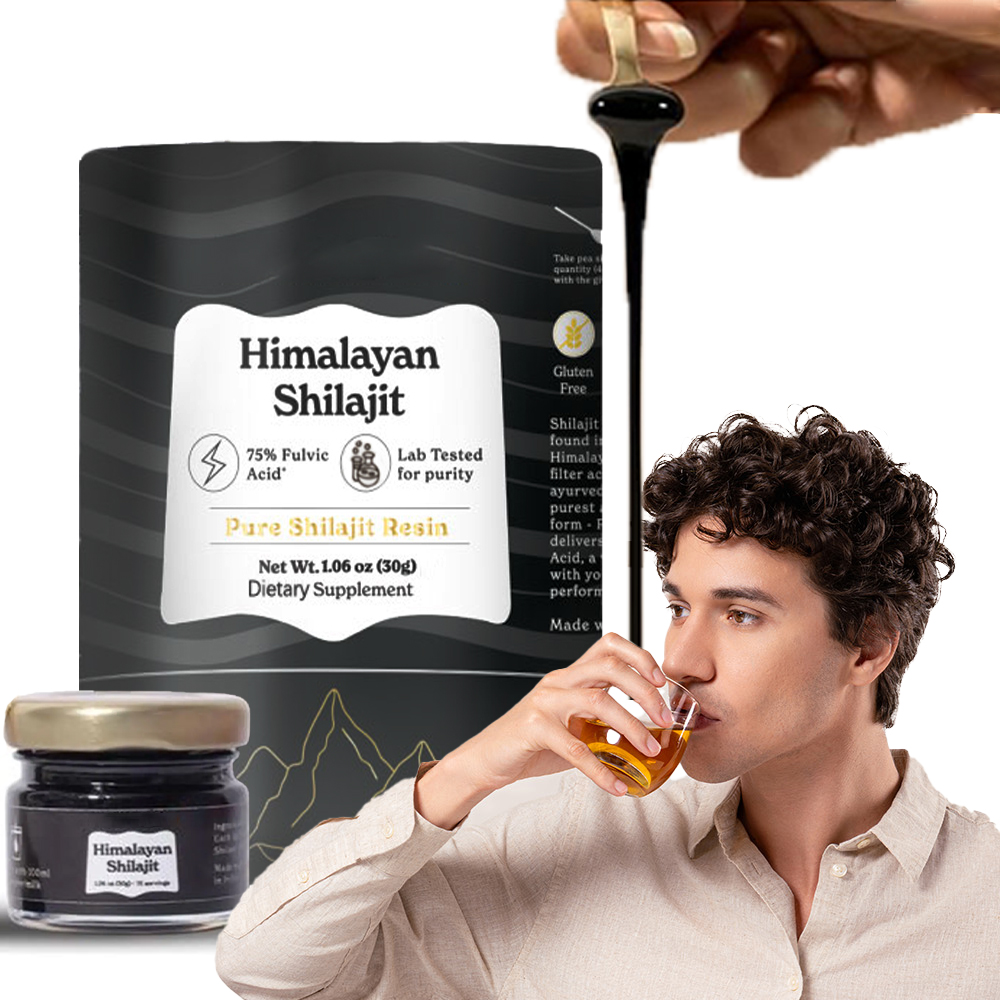 Shilajit Resin Pure - شيلاجيت الهيمالايا النقي، الراتنج الناعم، تقويم