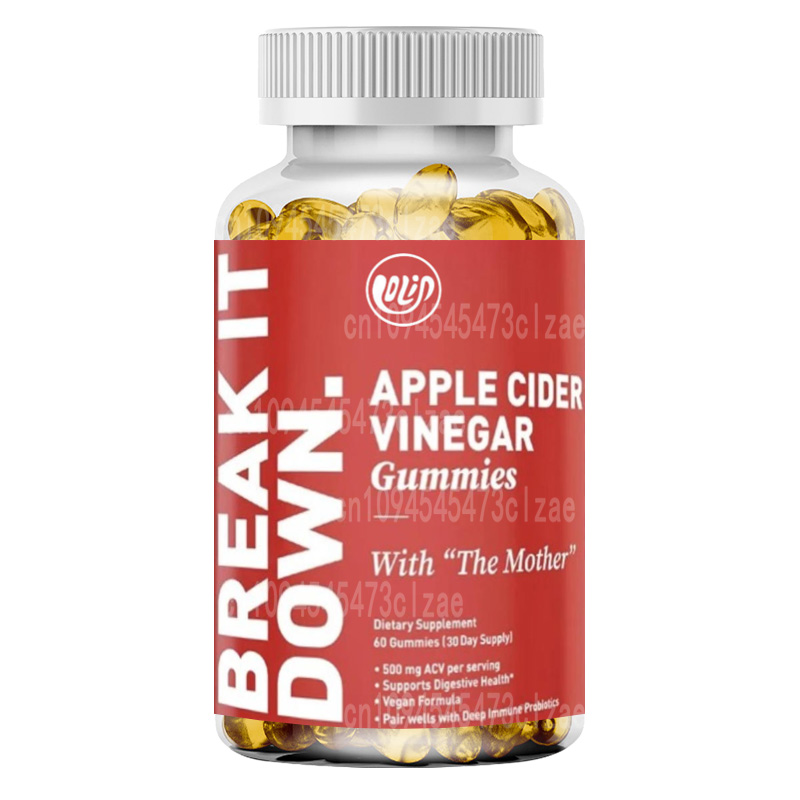 Apple Cider Vinegar Pill - حلوى خل التفاح، تحتوي على 500