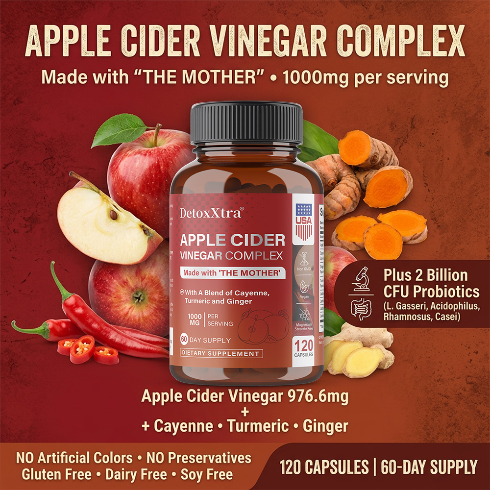 كبسولات خل التفاح مع البروبيوت - مراجعة Apple Cider Vinegar Pill وسعره