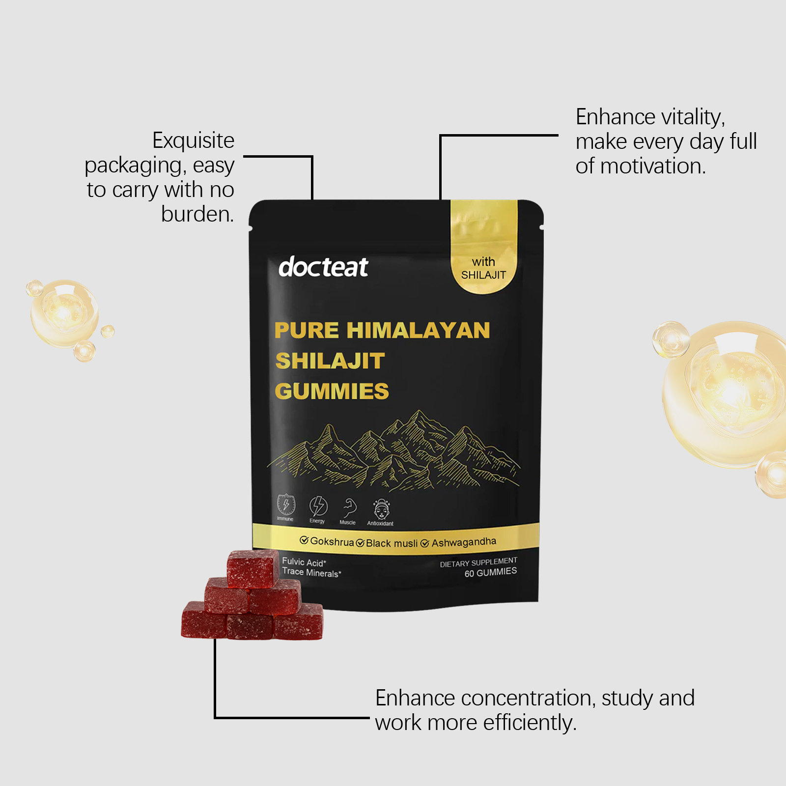 حلوى الشيلاجيت عالية الفعالية، - مراجعة Shilajit Resin Pure وسعره