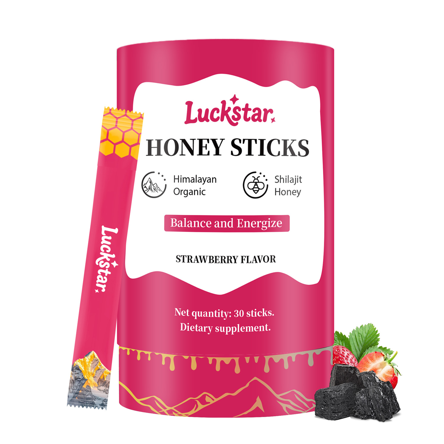 Luckstar Shilajit Sticks عسل ا - مراجعة Shilajit Resin Pure وسعره